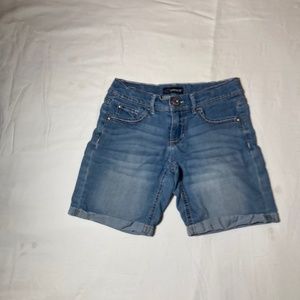 Jordache jeans shorts with embroidered pockets